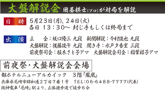 大盤解説会　2016年5月23日、24日